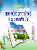 On tap cuoi hoc ki i