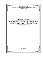 Giáo trình mạng máy tính và internet