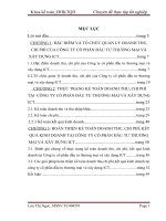 Hoàn thiện kế toán doanh thu, chi phí và kết quả kinh doanh tại công ty cổ phần đầu tư thương mại và xây dựng ict