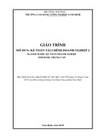 Giáo trình kế toán tài chính doanh nghiệp 2