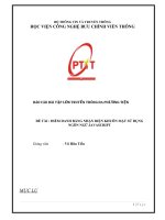 Điểm danh bằng nhận diện khuôn mặt sử dụng ngôn ngữ javascript