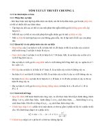 Tóm tắt lý thuyết chương 1 môn xác suất thống kê và QHTN
