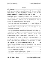 Tổ chức bộ máy kế toán và hệ thống kế toán tại xí nghiệp 11 – chi nhánh tổng công ty 319