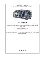 Giáo trình sửa chưa bảo dưỡng hệ thống điều hoà không khí trên ô tô