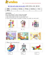 Bo de thi giua hoc ki 2 lop 3 mon tieng anh nam hoc 2018 2019