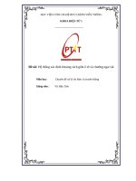 Hệ thống xác định khoảng cách giữa ô tô với chướng ngại vật