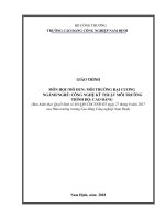 Giáo trình môi trường đại cương