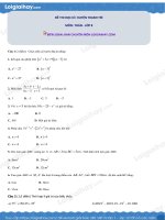 ĐỀ KT HỌC KÌ 1 MÔN TOÁN LỚP 8 CÁC TRƯỜNG