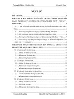 Hoàn thiện kế toán bán hàng tại công ty cổ phần xuất nhập khẩu than– tkv (v coalimex