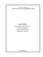 Kỹ thuật cắt may thời trang trẻ em