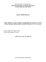 Luận án phát triển và tối ưu hóa các bộ định vị sử dụng cơ cấu mềm cho hệ thống định vị kiểm tra độ cứng vật liệu tt