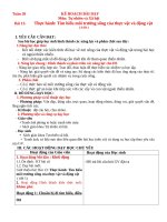 Tuần 20                                     kế hoạch bài dạy