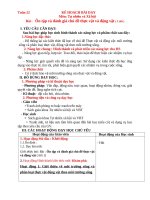 Tuần 22                                     kế hoạch bài dạy