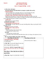 Tuần 26                                     kế hoạch bài dạy