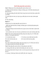 Trắc nghiệm sinh học 7 bài  (32)