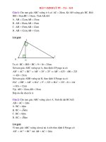 Trắc nghiệm toán lớp 7 có đáp án bài  (19)