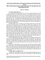 Đề tài Một số biện pháp nâng cao chất lượng cho trẻ mẫu giáo học tốt hoạt động tạo hình