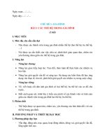 Giáo án Tự nhiên xã hội lớp 2 sách Cánh diều (Học kỳ 1)