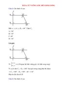 Trắc nghiệm toán lớp 7 có đáp án bài  (61)
