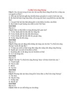 Trắc nghiệm ngữ văn lớp 7 có đáp án bài  (14)