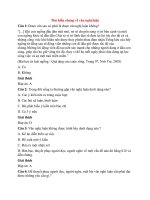 Trắc nghiệm ngữ văn lớp 7 có đáp án bài  (94)