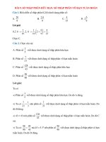 Trắc nghiệm toán lớp 7 có đáp án bài  (41)