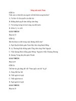 Trắc nghiệm ngữ văn lớp 7 có đáp án bài  (84)