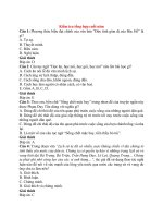 Trắc nghiệm ngữ văn lớp 7 có đáp án bài  (42)