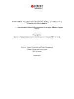 Masters thesis of applied science distributed solar energy applications in commercial buildings across china value comparison and policy implication