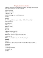 Trắc nghiệm ngữ văn lớp 7 có đáp án bài  (70)