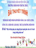 Thuyết trình lớp học hạnh phúc   hoa