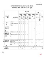 Ma tran de kiem tra gk toan hk 1