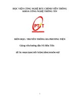 Nhận dạng đối tượng bằng khuôn mặt