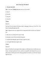 Trắc nghiệm địa lí lớp 8 có đáp án bài  (7)