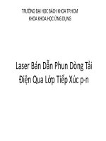 Laser Bán Dẫn Phun Dòng Tải Điện Qua Lớp Tiếp Xúc p-n