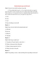 Trắc nghiệm ngữ văn 9 có đáp án bài  (70)