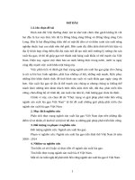 Đề án tốt nghiệpthực trạng và giải pháp phát triển bền vững ngành sản xuất lúa gạo việt nam”