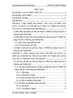 Hoàn thiện kế toán chi phí sản xuất và tính giá thành sản phẩm tại công ty tnhh xây dựng vận tải và thương mại thành đạt