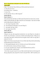 Trắc nghiệm lịch sử lớp 9 có đáp án bài  (13)