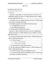 Hoàn thiện kế toán tài sản cố định hữu hình tại công ty tnhh thương mại và dịch vụ tổng hợp thùy dung