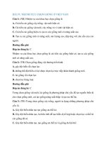 Trắc nghiệm sinh học lớp 9 có đáp án bài  (20)