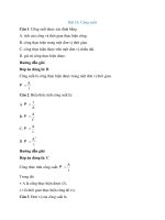 Trắc nghiệm công nghệ, công nghệ lớp 8, có đáp án bài  (5)