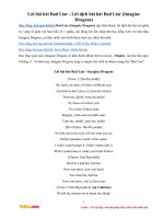 Hoc tieng anh qua bai hat bad liar imagine dragons