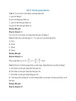 Trắc nghiệm vật lí lớp 9 có đáp án bài  (4)