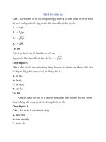 Trắc nghiệm vật lí lớp 10 có đáp án bài  (6)