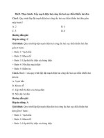 Trắc nghiệm công nghệ lớp 9 có đáp án bài  (23)