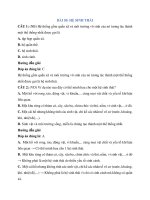 Trắc nghiệm sinh học lớp 9 có đáp án bài  (29)