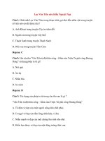 Trắc nghiệm ngữ văn 9 có đáp án bài  (28)