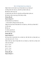 Trắc nghiệm gdtc lớp 10 có đáp án – cánh diều bài  (1)