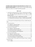 Hoàn thiện kế toán bán hàng tại công ty cổ phần thương mại bmv